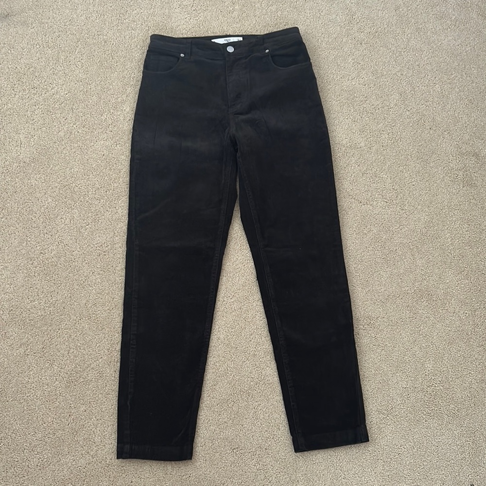 NWOT Mango Casual Brown Corduroy Pants Jeans Sz 4